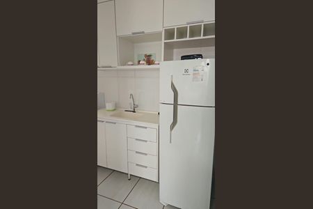 Cozinha de apartamento para alugar com 2 quartos, 50m² em Shopping Park, Uberlândia