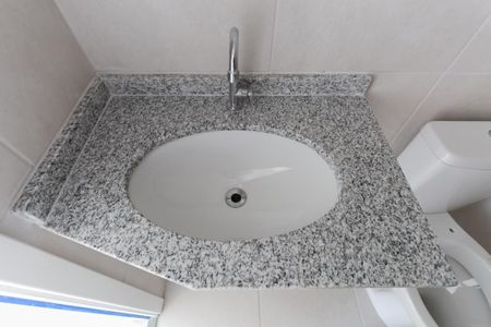Apartamento para alugar com 45m², 2 quartos e 1 vaga Apartamento para alugar com 45m², 2 quartos e 1 vagaBanheiro social