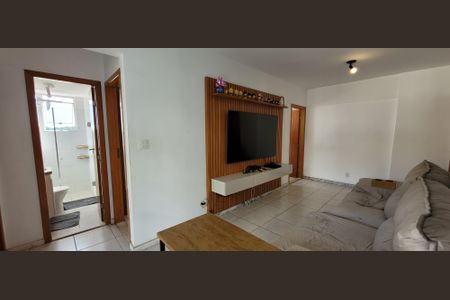 sala  de apartamento à venda com 1 quarto, 57m² em Parque das Industrias, Betim
