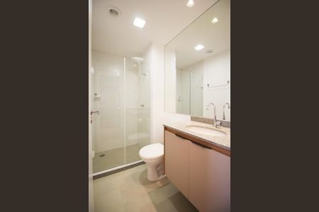 Studio para alugar com 28m², 1 quarto e sem vaga Studio para alugar com 28m², 1 quarto e sem vagaBanheiro