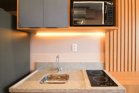 Studio para alugar com 28m², 1 quarto e sem vaga Studio para alugar com 28m², 1 quarto e sem vagaBanheiro