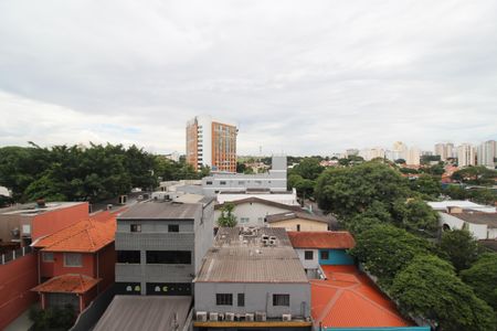 Vista de kitnet/studio para alugar com 1 quarto, 28m² em Moema, São Paulo