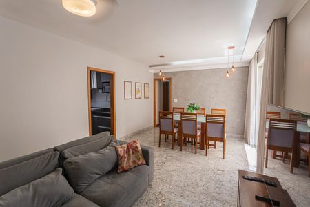 Sala de apartamento à venda com 3 quartos, 170m² em Cidade Nova, Belo Horizonte