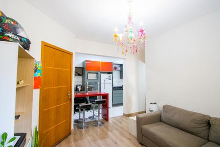 Sala de apartamento à venda com 1 quarto, 39m² em Vila Dora, Santo André