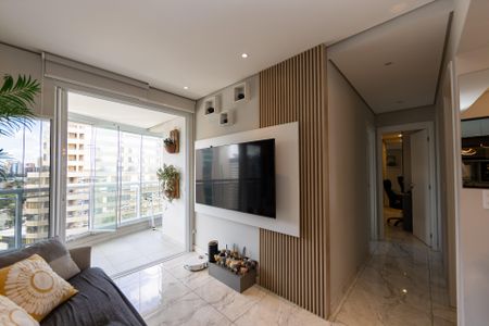 Sala de apartamento à venda com 2 quartos, 70m² em Residencial Zero (Tambore), Barueri