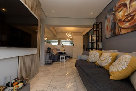 Sala de apartamento à venda com 2 quartos, 70m² em Residencial Zero (Tambore), Barueri