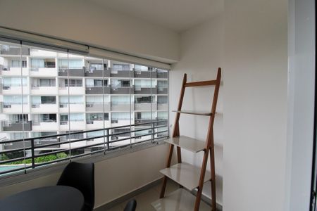 Varanda da Sala de apartamento para alugar com 1 quarto, 31m² em Butantã, São Paulo
