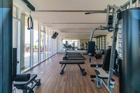 Apartamento para alugar com 31m², 1 quarto e 1 vaga Apartamento para alugar com 31m², 1 quarto e 1 vagaÁrea comum - Academia