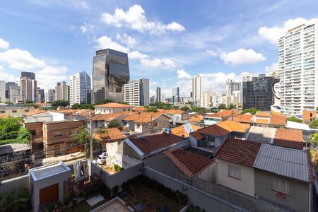 Vista/Varanda de kitnet/studio à venda com 1 quarto, 27m² em Pinheiros, São Paulo
