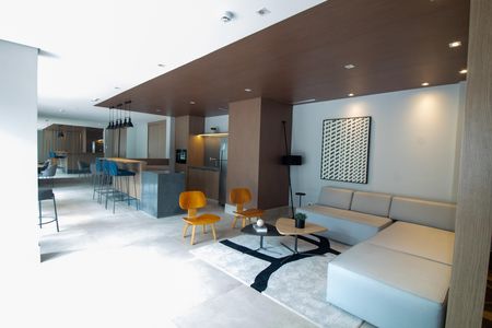Studio à venda com 28m², 1 quarto e sem vaga Studio à venda com 28m², 1 quarto e sem vagaÁrea comum - Salão de Festas