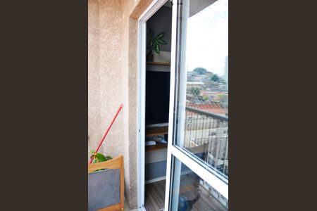 Apartamento para alugar com 39m², 2 quartos e sem vagaDetalhe - Varanda da Sala e Sala de Jantar