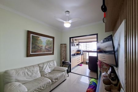 Sala de apartamento para alugar com 2 quartos, 76m² em Nova Mirim, Praia Grande