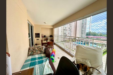 Varanda da Sala de apartamento para alugar com 4 quartos, 260m² em Vila Augusta, Guarulhos