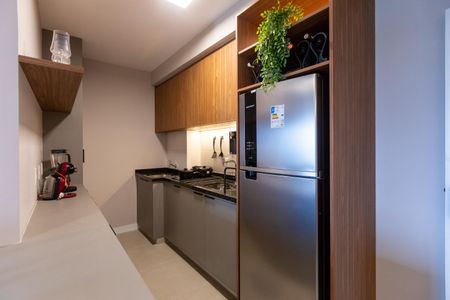 Cozinha de apartamento para alugar com 1 quarto, 44m² em Bosque, Campinas
