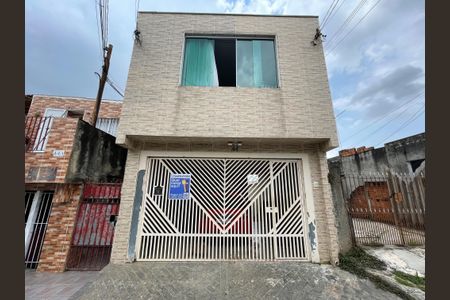 Casa para alugar com 50m², 2 quartos e sem vagaFachada+Placa 