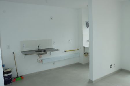Sala/cozinha de apartamento para alugar com 2 quartos, 46m² em Recanto Vista Alegre, Cotia