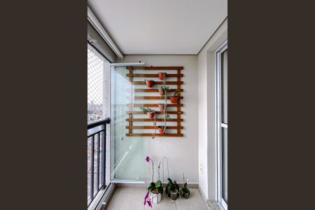 Varanda da Sala de apartamento à venda com 2 quartos, 53m² em Brás, São Paulo