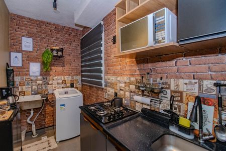 Apartamento para alugar com 37m², 1 quarto e 1 vaga Apartamento para alugar com 37m², 1 quarto e 1 vagaCozinha e Área de Serviço