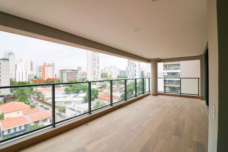 Varanda de apartamento à venda com 3 quartos, 190m² em Brooklin, São Paulo
