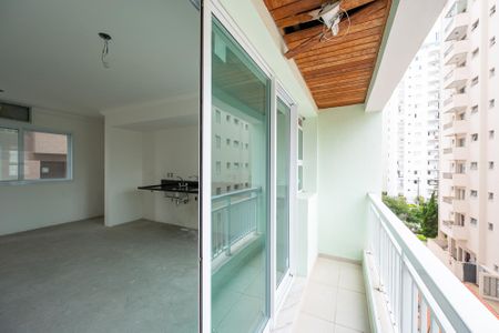 Varanda da Sala de apartamento à venda com 2 quartos, 72m² em Vila Clementino, São Paulo