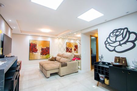 Sala de apartamento à venda com 2 quartos, 84m² em Parque Bandeirante, Santo André