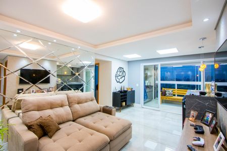 Sala de apartamento à venda com 2 quartos, 84m² em Parque Bandeirante, Santo André