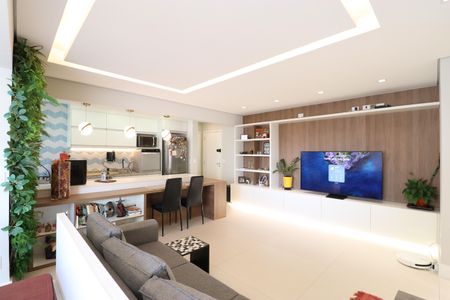 Sala de apartamento à venda com 2 quartos, 83m² em Barra Funda, São Paulo