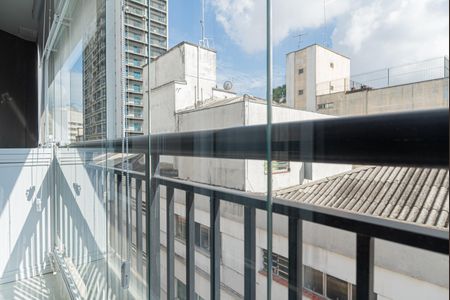 Varanda do Quarto de kitnet/studio à venda com 1 quarto, 26m² em Paraíso, São Paulo