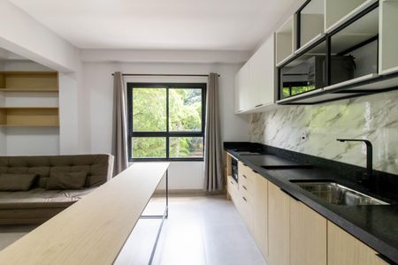 Studio para alugar com 35m², 1 quarto e sem vaga Studio para alugar com 35m², 1 quarto e sem vagaCozinha