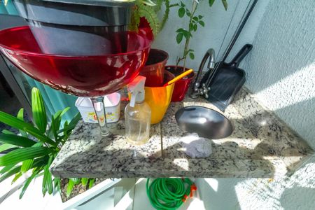 Varanda Gourmet de apartamento à venda com 2 quartos, 104m² em Vila Mussolini, São Bernardo do Campo