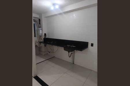 Cozinha de apartamento para alugar com 1 quarto, 42m² em Guaratiba, Rio de Janeiro
