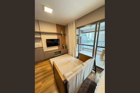 Sala de apartamento para alugar com 1 quarto, 42m² em Jardim das Acacias, São Paulo