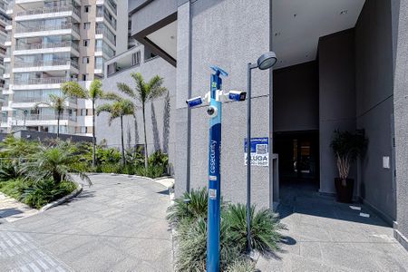 Studio para alugar com 32m², 1 quarto e sem vagaFachada - Plaquinha