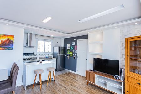 Apartamento para alugar com 67m², 2 quartos e 2 vagasSala e cozinha