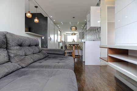 Sala de apartamento para alugar com 2 quartos, 49m² em Vila Mogilar, Mogi das Cruzes