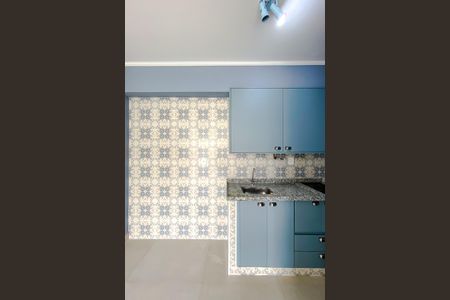 Studio à venda com 31m², 1 quarto e sem vagaCozinha