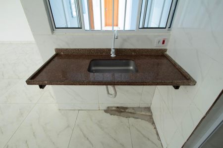 Cozinha  de kitnet/studio para alugar com 1 quarto, 35m² em Jardim Simus, Sorocaba