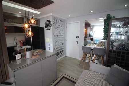 Sala de apartamento para alugar com 2 quartos, 56m² em Jk, Contagem