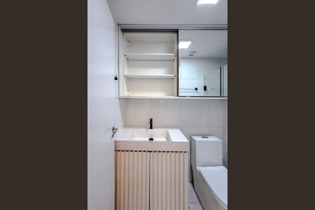 Studio para alugar com 25m², 1 quarto e sem vaga Studio para alugar com 25m², 1 quarto e sem vagaBanheiro da Suíte