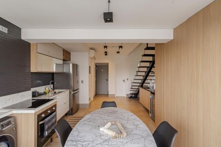 Apartamento para alugar com 115m², 1 quarto e 1 vaga Apartamento para alugar com 115m², 1 quarto e 1 vagaDuplex - Sala de Jantar e Cozinha