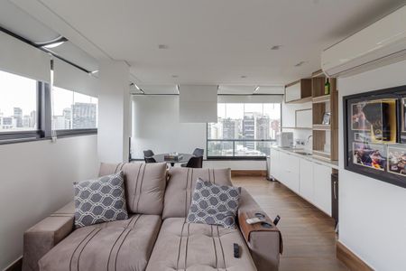 Apartamento para alugar com 115m², 1 quarto e 1 vaga Apartamento para alugar com 115m², 1 quarto e 1 vagaSala de estar com copa
