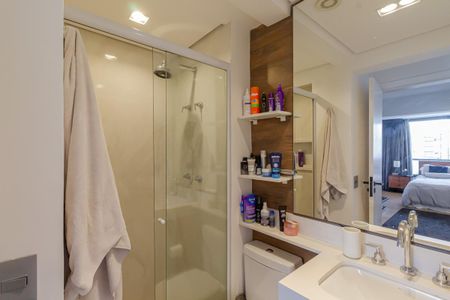 Apartamento para alugar com 115m², 1 quarto e 1 vaga Apartamento para alugar com 115m², 1 quarto e 1 vagaBanheiro da Suíte