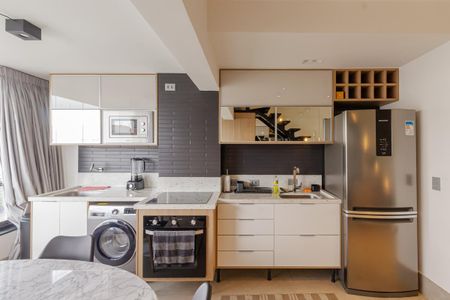 Apartamento para alugar com 115m², 1 quarto e 1 vaga Apartamento para alugar com 115m², 1 quarto e 1 vagaDuplex - Sala de Jantar e Cozinha