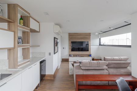 Apartamento para alugar com 115m², 1 quarto e 1 vaga Apartamento para alugar com 115m², 1 quarto e 1 vagaSala de estar com copa