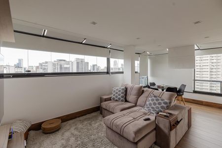 Apartamento para alugar com 115m², 1 quarto e 1 vaga Apartamento para alugar com 115m², 1 quarto e 1 vagaSala de estar com copa