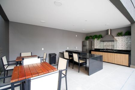 Studio para alugar com 27m², 1 quarto e sem vaga Studio para alugar com 27m², 1 quarto e sem vagaÁrea Comum - Churrasqueira