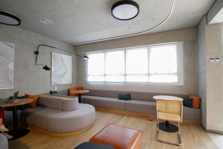 Studio para alugar com 27m², 1 quarto e sem vaga Studio para alugar com 27m², 1 quarto e sem vagaÁrea Comum - Espaço Gourmet