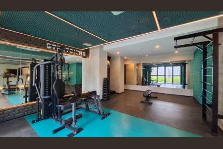 Studio para alugar com 27m², 1 quarto e sem vaga Studio para alugar com 27m², 1 quarto e sem vagaÁrea Comum - Academia