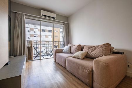 Sala/Cozinha de apartamento à venda com 1 quarto, 48m² em Jardim Paulista, São Paulo