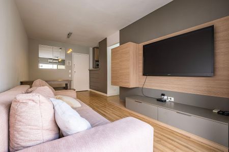 Sala/Cozinha de apartamento à venda com 1 quarto, 48m² em Jardim Paulista, São Paulo